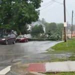 Storm Causing Damage in Elkins